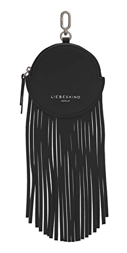 Liebeskind Berlin FRANCIS Pendant Taschenanhänger, Onesize (HxBxT 10.5cm x 11cm x 1.7cm ), black von Liebeskind