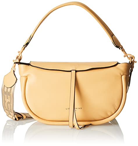 Liebeskind Berlin Fab 3 Hobo Schultertasche, Medium (HxBxT 23cm x 29.5cm x 9cm), Champagne von Liebeskind