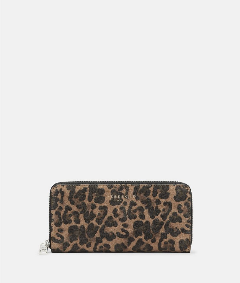 Liebeskind Berlin Geldbörse Portemonnaie GIGI (1-tlg), Großes Portemonnaie aus Veloursleder mit Leo-Print von Liebeskind Berlin