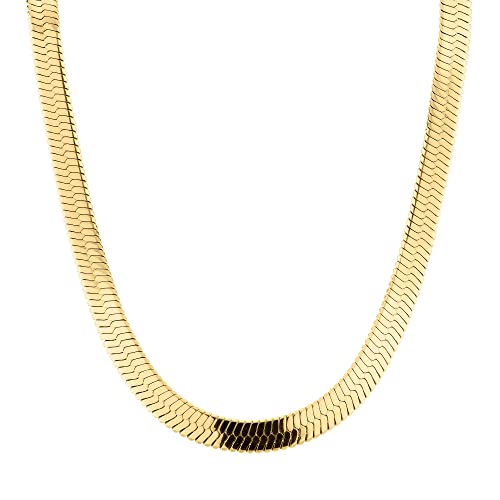 Liebeskind Extra breite Sleek Chain Edelstahl IP Gold von Liebeskind