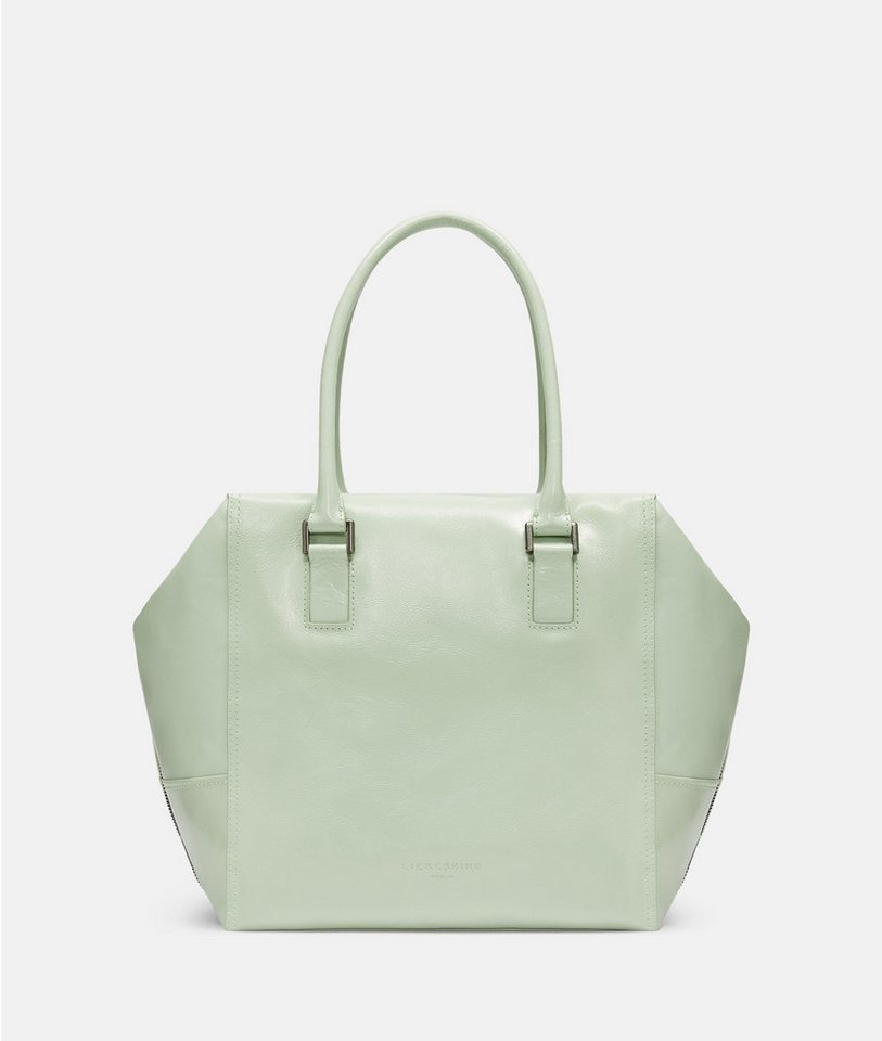 Liebeskind Berlin Handtasche Satchel, Geräumige Schultertasche aus Rindsleder mit glossy Finish von Liebeskind Berlin