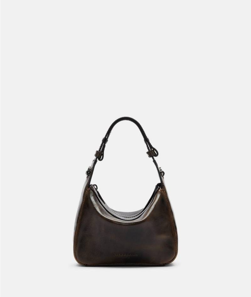 Liebeskind Berlin Henkeltasche Kleine Tasche aus Rindsleder mit Two-Tone-Effekt und glossy Finish Liebeskind Berlin Henkeltasche Kleine Tasche aus Rindsleder mit Two-Tone-Effekt und glossy Finish von Liebeskind Berlin