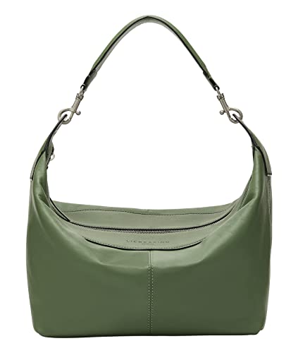 Liebeskind Berlin LIZA Hobo Schultertasche, Medium (HxBxT 19.5cm x 30cm x 17cm), Palm Green von Liebeskind