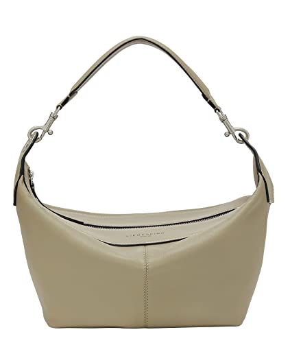 Liebeskind Berlin Damen Hobo S, Leder, French Grey, Small (HxBxT 16cm x 24.5cm x 14cm) von LIEBESKIND