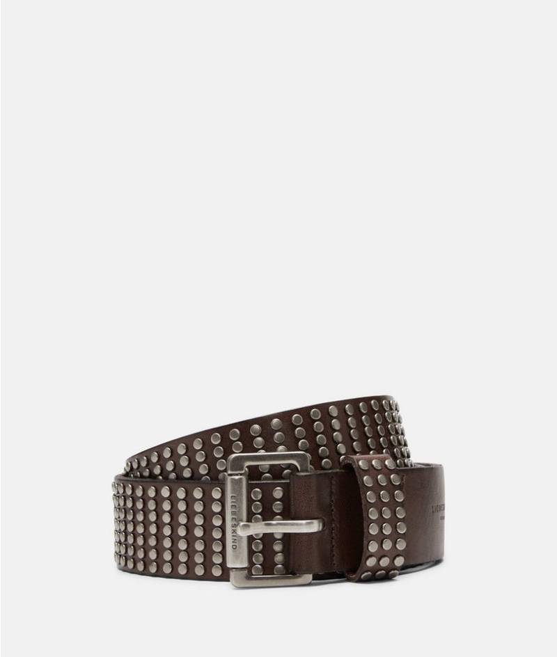 Liebeskind Berlin Ledergürtel Taillengürtel Breiter Nietengürtel aus Rindsleder von Liebeskind Berlin