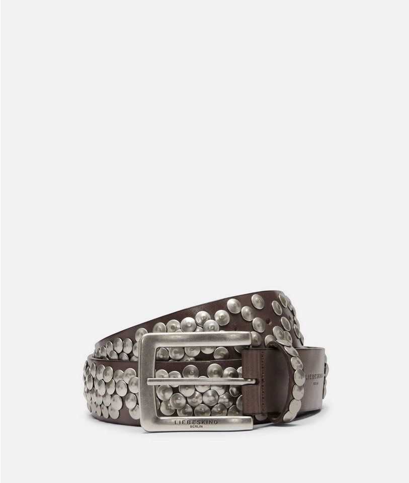 Liebeskind Berlin Ledergürtel Taillengürtel Breiter Nietengürtel aus Rindsleder von Liebeskind Berlin