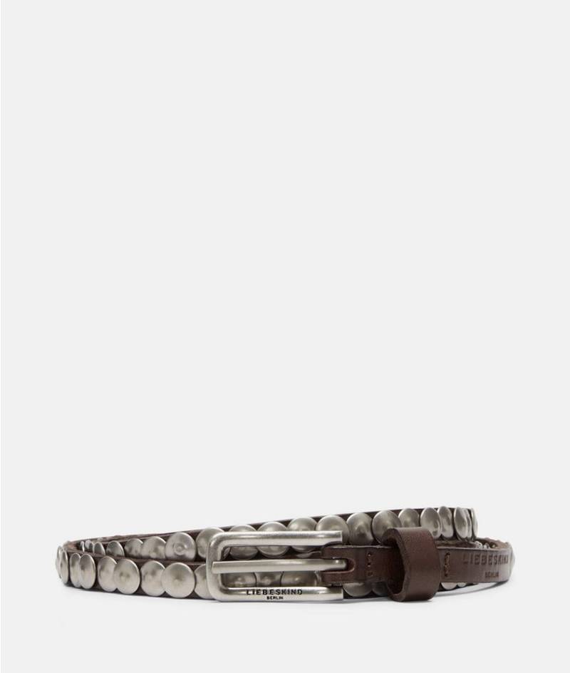 Liebeskind Berlin Ledergürtel Taillengürtel Schmaler Nietengürtel aus Rindsleder von Liebeskind Berlin
