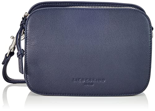 Liebeskind Berlin Damen-Umhängetasche „Luka“ – Cross-Body Bag Damen aus Leder mit verstellbaren Schulterriemen – kleine Damen-Schultertasche, Fächer mit Reißverschluss – Shoulder Bag schwarz von Liebeskind