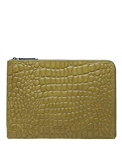 Liebeskind Berlin PB Croco Laptop Case, Onesize (HxBxT 18cm x 25cm x 1cm), Matcha von Liebeskind