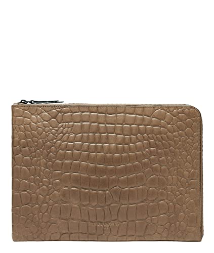 Liebeskind Berlin PB Croco Laptop Case, Onesize (HxBxT 18cm x 25cm x 1cm), Praline von Liebeskind