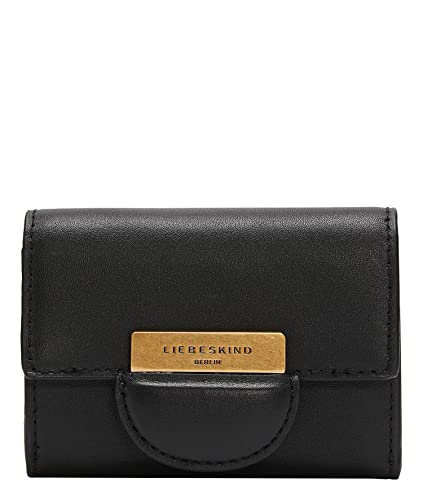 Liebeskind Berlin Damen Sadie Naplack Louisa Purse S, Black Buckle, S (HxBxT 8.5cm x 11cm x 2cm) von Liebeskind
