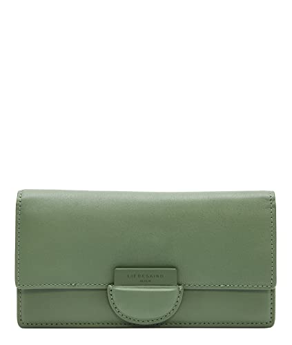 Liebeskind Berlin PENELOPE 2 Slam Geldbörse, Large (HxBxT 10cm x 18.5cm x 2.5cm), Palm Green von Liebeskind