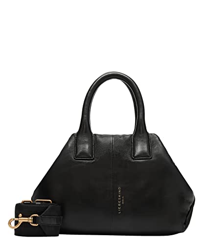 Liebeskind Berlin PUFFY Chelsea Handtasche, Small (HxBxT 20.5cm x 27cm x 12cm), Black von Liebeskind