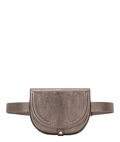 Liebeskind Berlin Round Love Note Belt Bag Umhängetasche, Medium (16 cm x 20 cm x 4cm), warm silver von Liebeskind