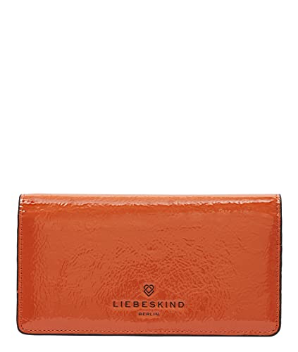 Liebeskind Berlin SADIE NAPLACK Slam Geldbörse, Large (HxBxT 10cm x 18.5cm x 2.5cm), Dark Mandarine von Liebeskind