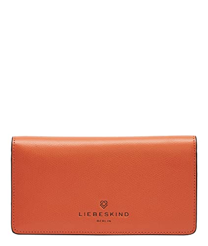 Liebeskind Berlin SADIE PAMELATO Slam Geldbörse, Large (HxBxT 10cm x 18.5cm x 2.5cm), Dark Mandarine von Liebeskind