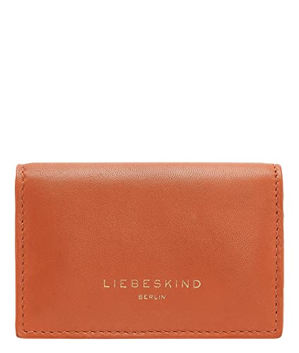 Liebeskind Berlin Scarlet Lamb Cardie Geldbörse, Extra Small (HxBxT 11.2cm x 7.5cm x 1.5cm), Dark Mandarine von Liebeskind