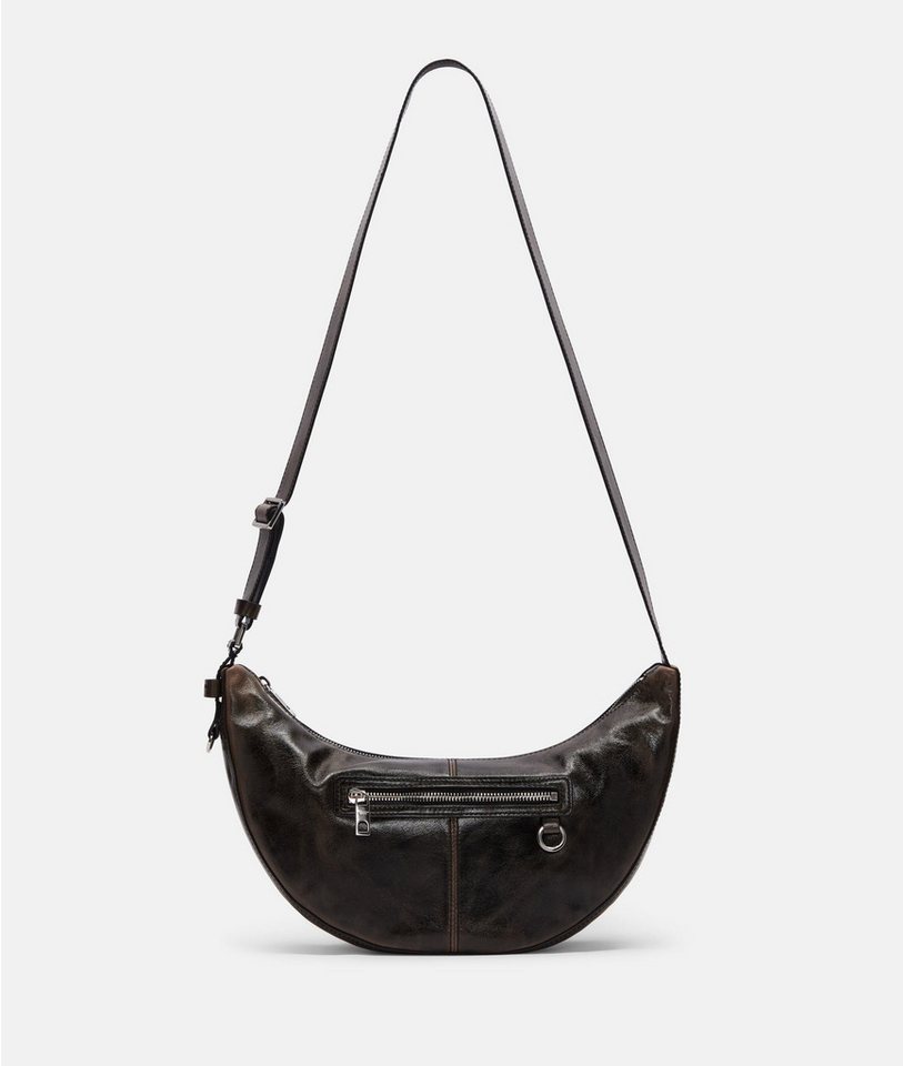 Liebeskind Berlin Schultertasche Hobo, Handliche Hobo-Bag aus Rindsleder mit glossy Finish von Liebeskind Berlin