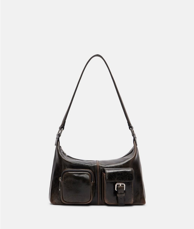 Liebeskind Berlin Schultertasche Hobo, Handliche Tasche aus Rindsleder mit glossy Finish von Liebeskind Berlin