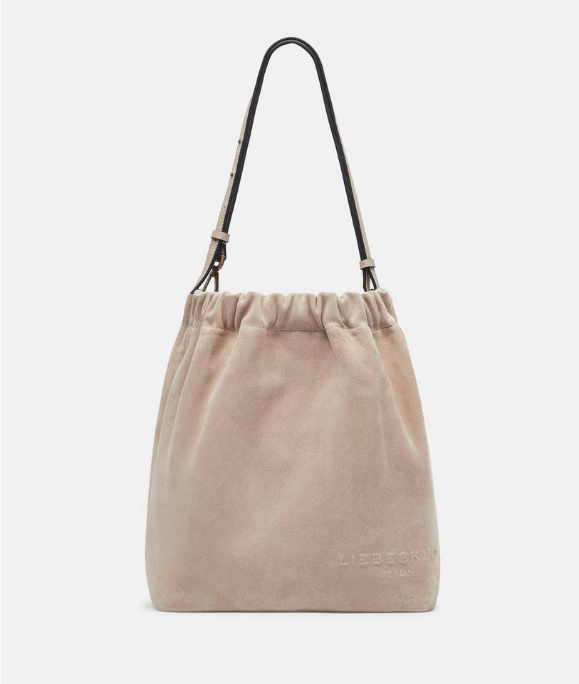 Liebeskind Berlin Schultertasche Hobo, Mittelgroße Hobo-Bag aus Veloursleder von Liebeskind Berlin