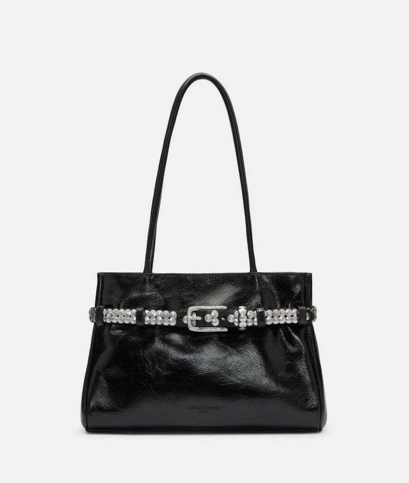 Liebeskind Berlin Schultertasche Satchel, Geräumige Schultertasche aus Rindsleder von Liebeskind Berlin