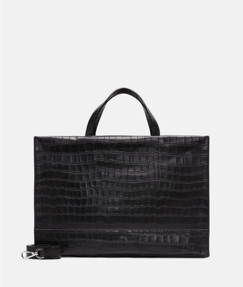 Liebeskind Berlin Schultertasche Satchel, Große Handtasche in Kroko-Optik von Liebeskind Berlin