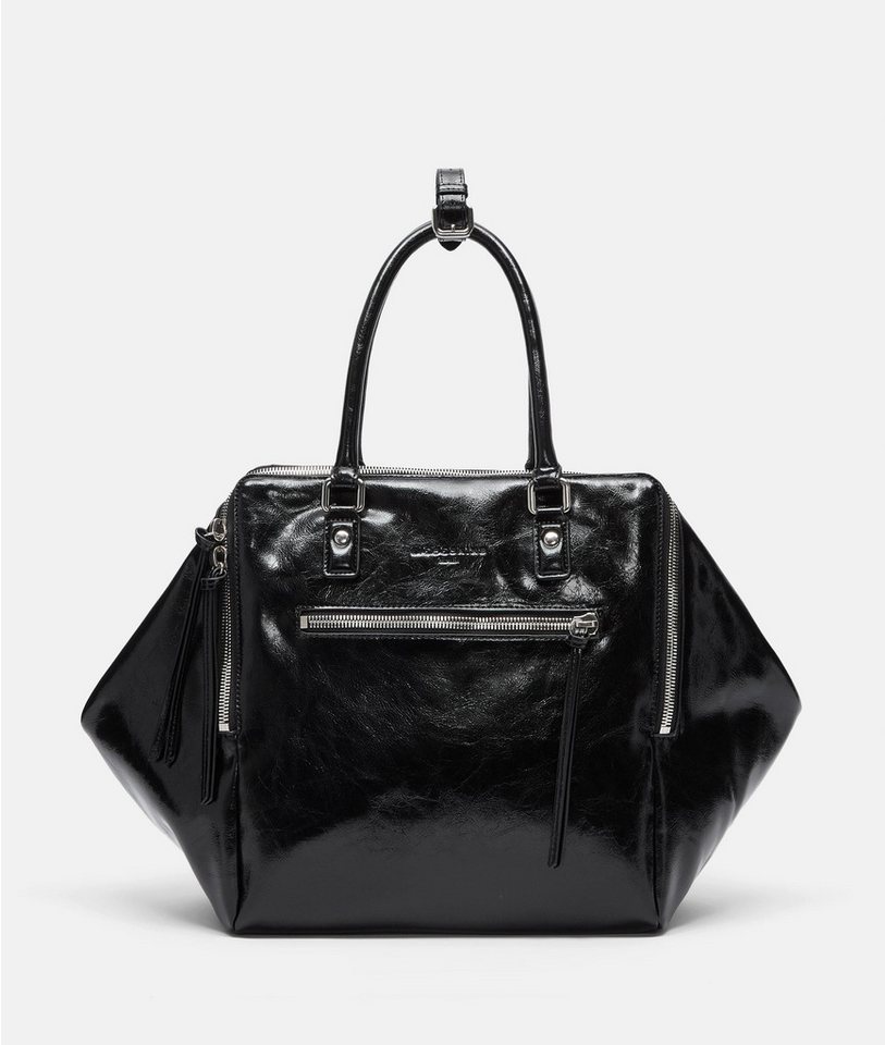 Liebeskind Berlin Schultertasche Satchel, Große Schultertasche aus recyceltem Rindsleder von Liebeskind Berlin