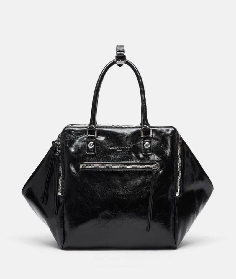 Liebeskind Berlin Schultertasche Satchel, Große Schultertasche aus recyceltem Rindsleder von Liebeskind Berlin