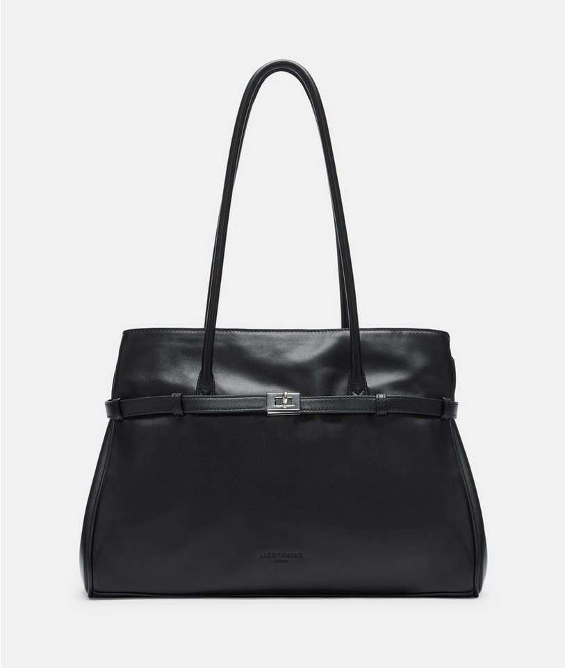 Liebeskind Berlin Schultertasche Satchel, Große Tasche aus weichem Kalbsleder von Liebeskind Berlin