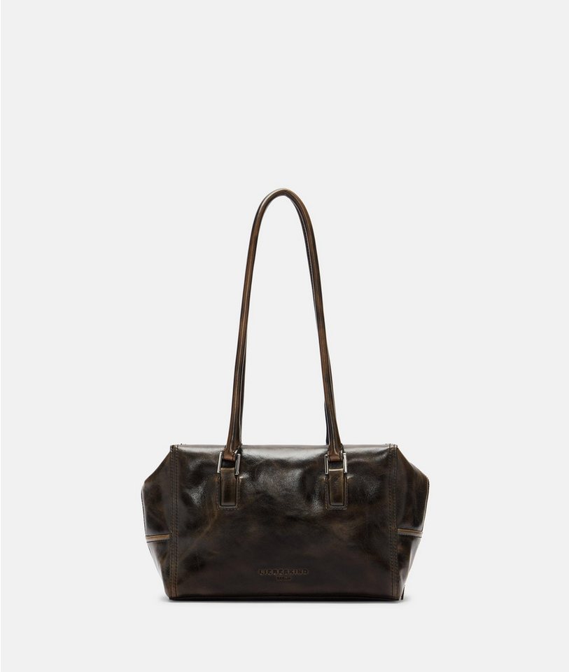 Liebeskind Berlin Schultertasche Satchel, Handliche Tasche aus Rindsleder mit glossy Finish von Liebeskind Berlin