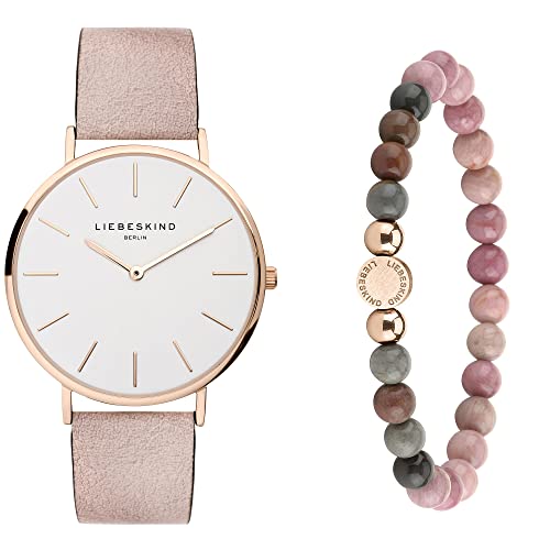 Liebeskind Set aus Armbanduhr und Beadarmband LS-0072-LQB, Multicolor von Liebeskind