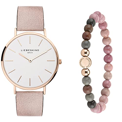 Liebeskind Berlin Set aus Armbanduhr und Beadarmband LS-0072-LQB IP roségold Liebeskind Berlin Set aus Armbanduhr und Beadarmband LS-0072-LQB IP roségold von Liebeskind
