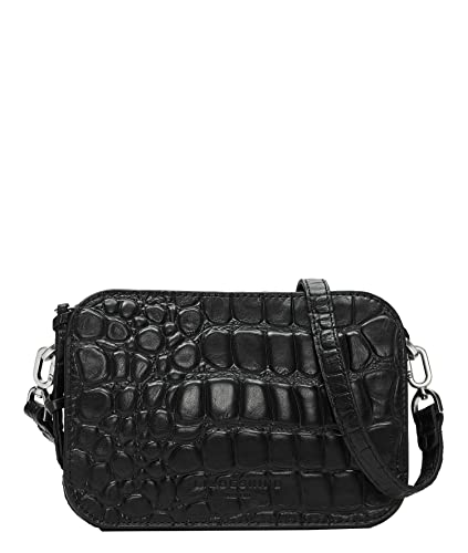 Liebeskind Berlin Damen Luka crossbody Kroko Umh ngetasche, Schwarz, Small (HxBxT 14.5cm x 20.5cm 7cm) EU von Liebeskind