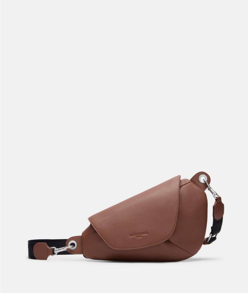 Liebeskind Berlin Umhängetasche Crossbody, Handliche Gürteltasche aus recyceltem Leder mit authentischer Narbung von Liebeskind Berlin