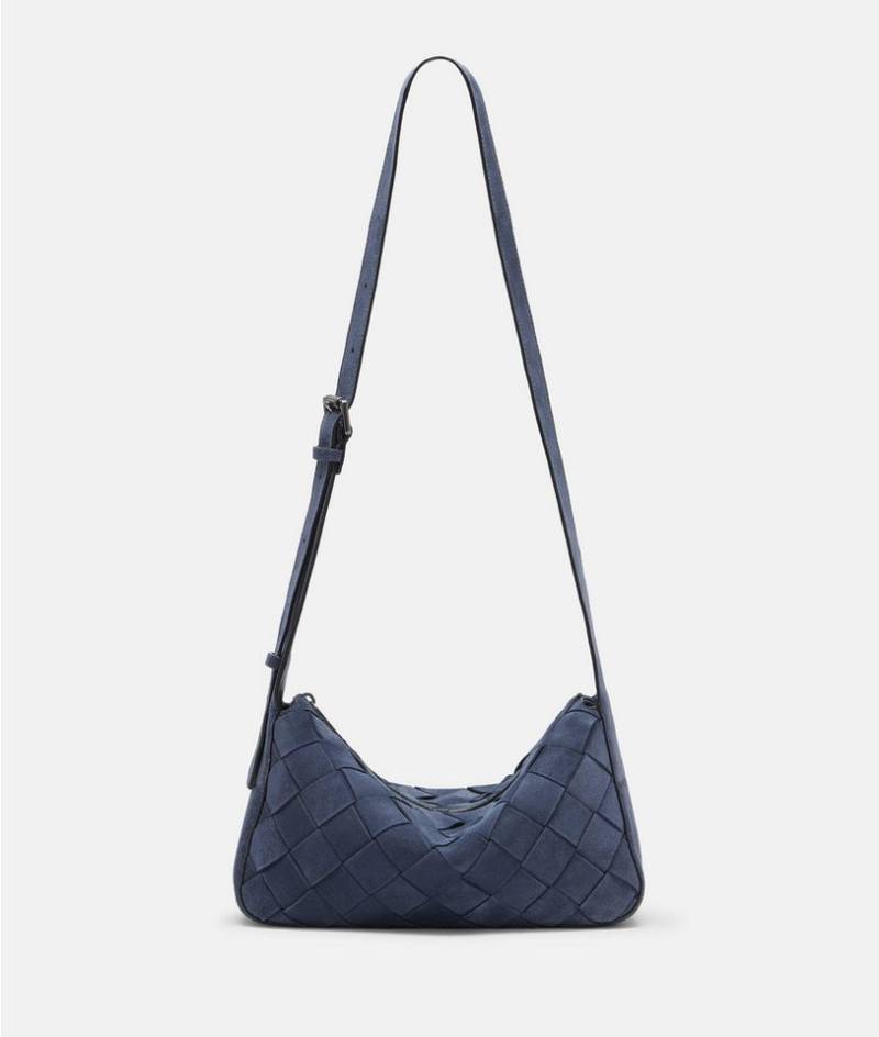 Liebeskind Berlin Umhängetasche Crossbody, Umhängetasche aus Veloursleder mit Flechtmuster von Liebeskind Berlin