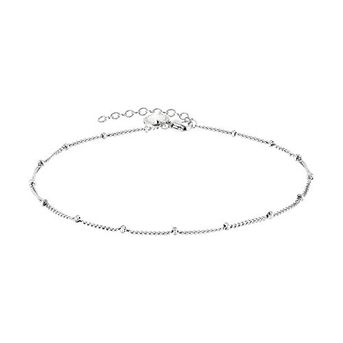 Liebeskind filigranes Anklet mit Logoanhänger aus Edelstahl LJ-0588-A-27 von Liebeskind