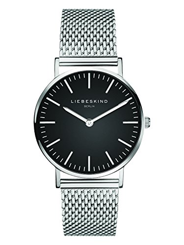 LIEBESKIND Damen Analog Quarz Armbanduhr mit Edelstahlarmband LT-0096-MQ von LIEBESKIND
