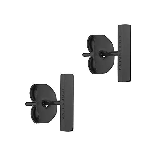 Liebeskind Berlin LJ-0467-E-10 Ohrstecker aus geschwärztem Edelstahl, Danubio Mel.-Graffite, Standard von Liebeskind