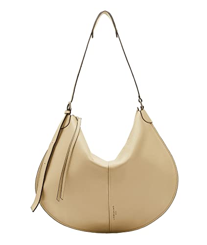 Liebeskind Berlin Damen Naomi Heavy Pebble Hobo L, Oat, Large (HxBxT 41.3cm x 51.7cm 0.5cm) EU von Liebeskind