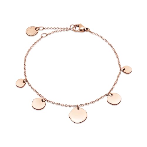 LIEBESKIND Berlin Armband LJ-1660-B-21 aus Edelstahl in IP Roségold von LIEBESKIND