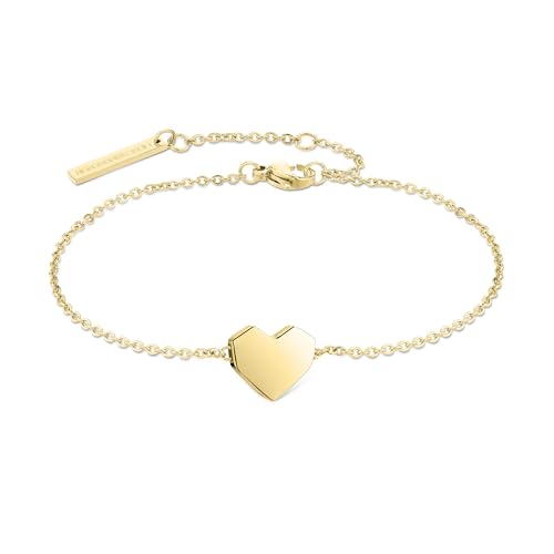 Liebeskind Berlin Armband mit Herz-Anhänger LJ-1479-B-21 IP Gold von Liebeskind