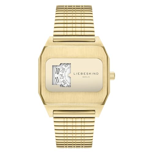 Liebeskind Damen Analog Quarz Uhr mit Edelstahl Armband LT-0391-MQ von Liebeskind