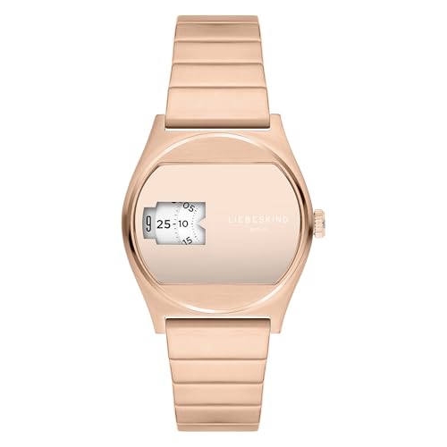 Liebeskind Damen Analog Quarz Uhr mit Edelstahl Armband LT-0396-MQ von LIEBESKIND