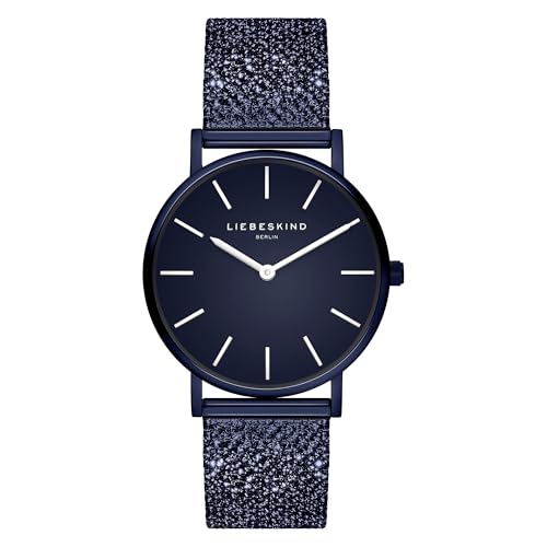 LIEBESKIND Damen Analog Quarz Uhr mit Edelstahl Armband LT-0414-MQ von Liebeskind