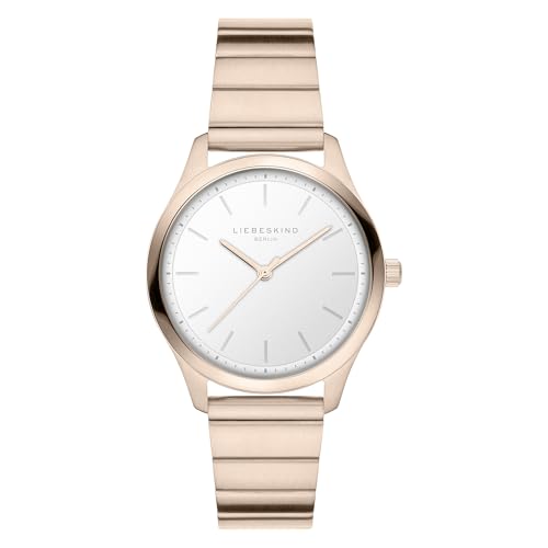 LIEBESKIND Damen Analog Quarz Uhr mit Edelstahl Armband LT-0451-MQ von LIEBESKIND