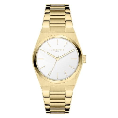 LIEBESKIND Damen Analog Quarz Uhr mit Edelstahl Armband LT-0457-MQ von Liebeskind