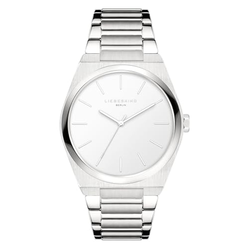 LIEBESKIND Damen Analog Quarz Uhr mit Edelstahl Armband LT-0461-MQ von Liebeskind