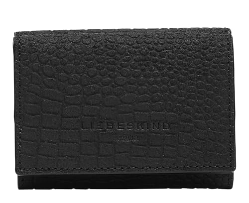 Liebeskind Berlin Bea Paper Bag Wallet, Black , Small (HxBxT 7.3 cm x 10.0 cm x 3.0cm) von Liebeskind