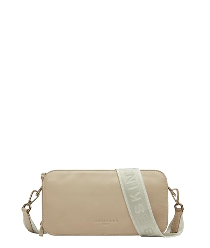 Liebeskind Berlin Damen-Umhängetasche „Clarice M“ – Crossbody Bag Damen aus Leder mit verstellbaren Schulterriemen – Damen-Schultertasche, großzügige Fächer mit Reißverschluss und Knopfverschluss von LIEBESKIND