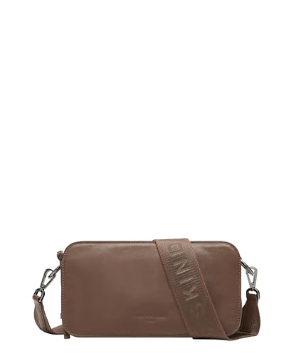 Liebeskind Berlin Damen-Umhängetasche „Clarice M“ – Crossbody Bag Damen aus Leder mit verstellbaren Schulterriemen – Damen-Schultertasche, großzügige Fächer mit Reißverschluss und Knopfverschluss von Liebeskind